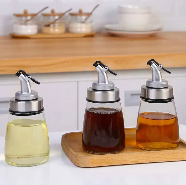 180ml Leakproof Oil Bottle, Oil Dispenser Bottle, Kitchen Seasoning Oil Bottle 180ml Leakproof Oil Bottle, Oil Dispenser Bottle, Kitchen Seasoning Oil Bottle
